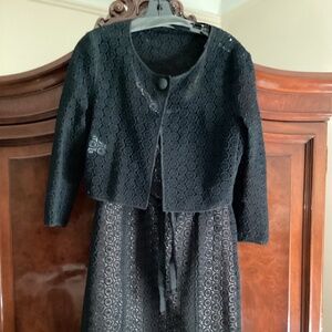 Moschino new with tags tank dress size 42/10 black with bolero jacket